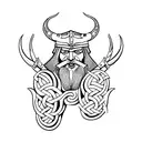 machado viking  tattoo design idea