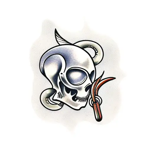 slingshot tattoo design idea