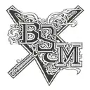 block font 22 with a home plate surrounding it  tattoo design idea