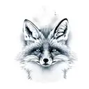 Fox tattoo design idea