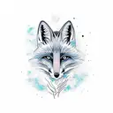 Fox tattoo design idea