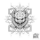 dentist tattoo design idea