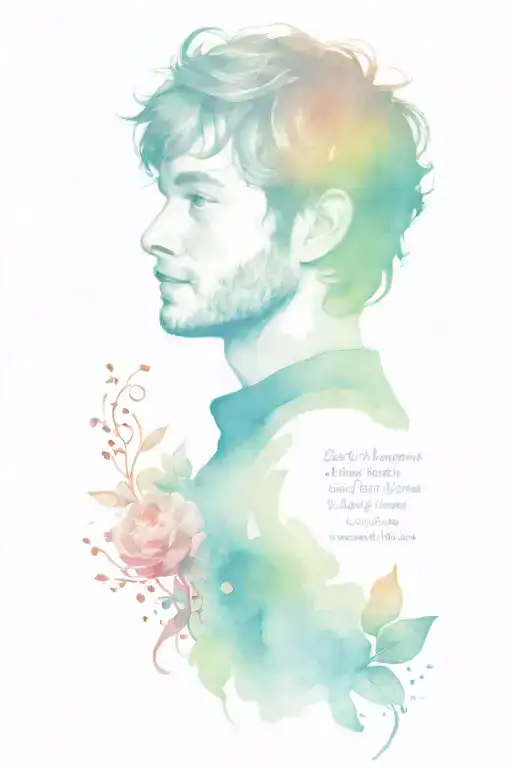 A full sleeve design featuring musical lyrics of Ed Sheeran tattoo design idea