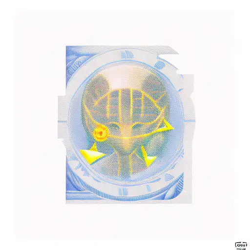 An alien lawyer holding a briefcase with currency symbols tattoo design idea