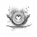 Espresso flowing from the coffee machine runs in veins. tattoo design idea