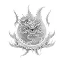 yamata no orochi tattoo design idea