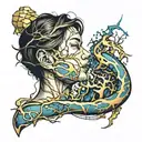 kintsugi tattoo design idea