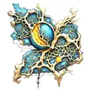 kintsugi tattoo design idea