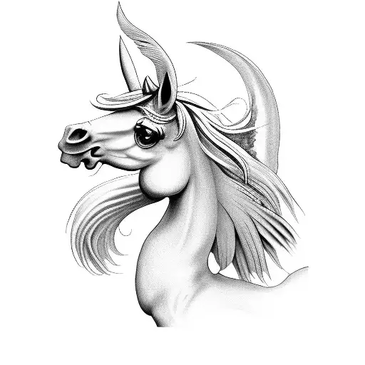 pegasus  tattoo design idea