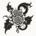 relieve does not exist when you are born to die  tattoo design idea