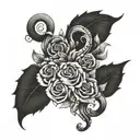 relieve does not exist when you are born to die  tattoo design idea