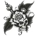 relieve does not exist when you are born to die  tattoo design idea