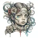 child ada tattoo design idea