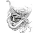 Salacia Goddess of Salt Water tattoo design idea