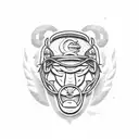 Cincinnati reds, indianapolis colts, notre dame fighting irish, indiana hoosiers tattoo design idea