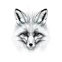 fox tattoo design idea