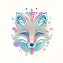 fox tattoo design idea