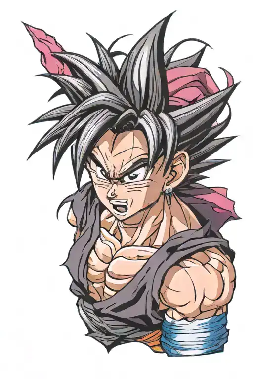 goku black tattoo design idea