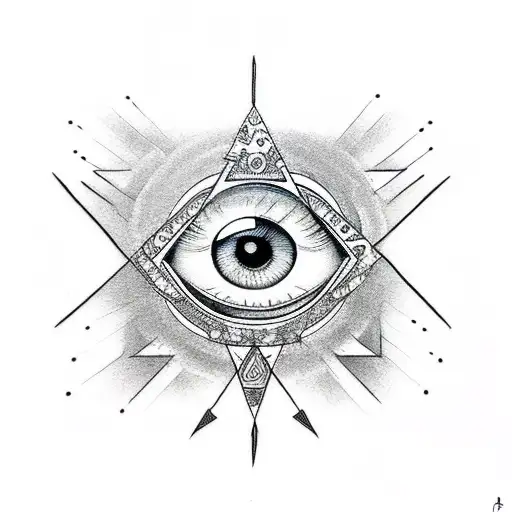 What is the Meaning of a Triangle Eye Tattoo? | TattooAdore
