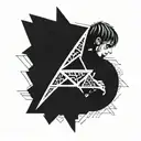 lil peep tattoo design idea