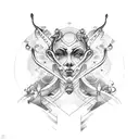 Gemini tattoo design idea