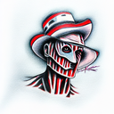 Freddy Krueger tattoo design idea