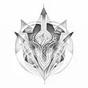 God is greater than the highs and lows tattoo design idea