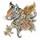 Priyanka tattoo design idea