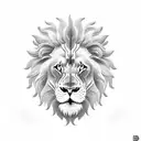 clock lion jenson tattoo design idea