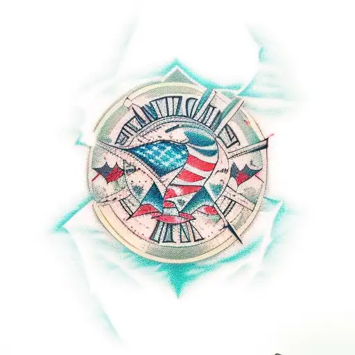 pframe,shattered glass degisn tattoo design idea