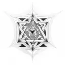 Pentagram tattoo design idea
