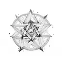 Pentagram tattoo design idea