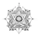 Pentagram tattoo design idea