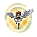 falling angel tattoo design idea