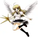 falling angel tattoo design idea