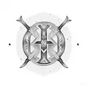 runic symbols  tattoo design idea