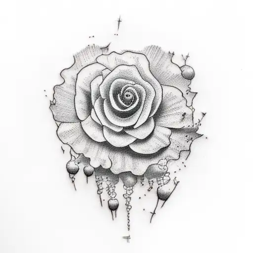 Dealing with depression tattoo design idea