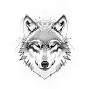 wolf samurai tattoo design idea