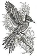 roadrunner tattoo design idea