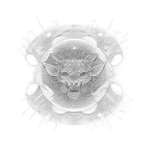 fractal, alex grey, galaxy  tattoo design idea
