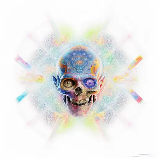 alex grey, galaxy  tattoo design idea