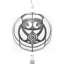 A sketch-style portrait of a basketball player, with the koru symbol incorporated into their jersey design tattoo design idea