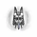 Anubis Horus Ra tattoo design idea