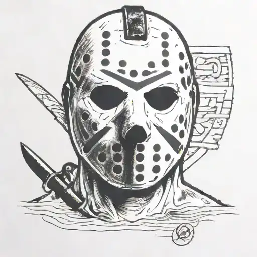 jason voorhees tattoo design idea