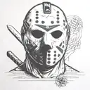 jason voorhees tattoo design idea