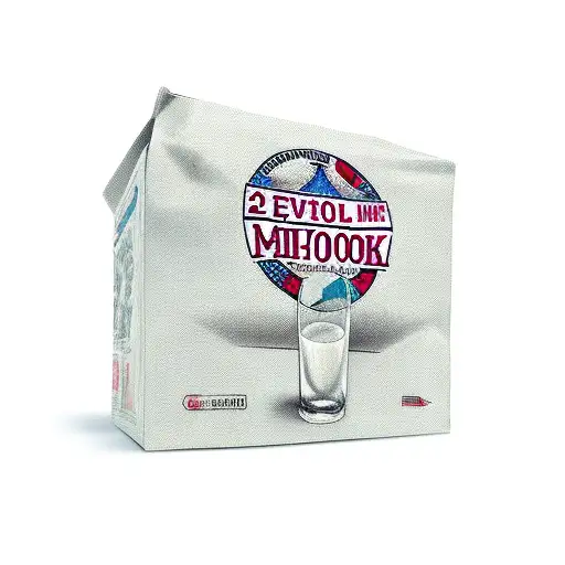 2% milk carton tattoo design idea