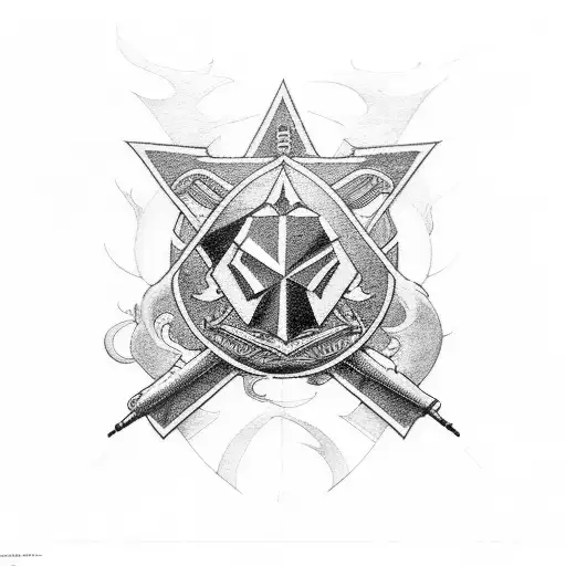 Air Force tattoo design idea