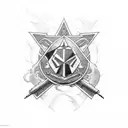 Air Force tattoo design idea