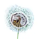 Dandelion tattoo design idea