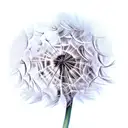Dandelion tattoo design idea